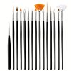 Ecsetkészlet - MEEDEN 15 Pcs Micro Detail Paint Brush Set Ecsetkészlet - MEEDEN 15 Pcs Micro Detail Paint Brush Set