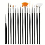 Ecsetkészlet - MEEDEN 15 Pcs Micro Detail Paint Brush Set