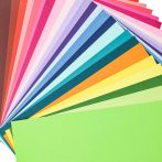 Cartador dekorációs karton, újrahasznosított színes papír 270 gr 16 színárnyalat 50 x 65 cm