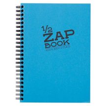Clairefontaine 1/2 Zap Book spirálkötött rajz- és jegyzettömb - 100% - ban újrhasznosított  80 ív A5
