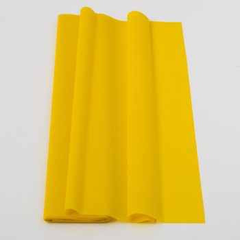 Krepp-papír 75% kreppelés 40 gr CITROMSÁRGA  0,5 x 2,50 cm