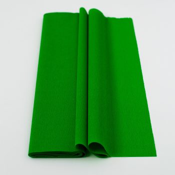 Krepp-papír 75% kreppelés 40 gr RÉT ZÖLD 0,5 x 2,50 cm
