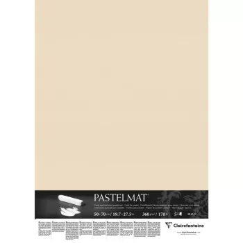 Pasztellpapír Pastelmat 50x70cm 360g - Vajszín
