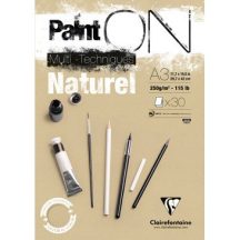   PaintON  rajzpapír-tömb, enyhén szemcsés papír, különböző technikákhoz 250 g/m2 30 ív 29,7 x 42,0 A3
