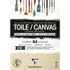 Festővászon tömb, alapozott, natúr - Clairefontaine Polycotton 210 gr/nm - A4, 10 lap Festővászon tömb, alapozott, natúr - Clairefontaine Polycotton 210 gr/nm - A4, 10 lap