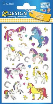 Matrica, papír, 1 ív, 76x120 mm, AVERY ZWECKFOR...