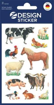 Matrica, papír, 3 ív, 76x120 mm, AVERY ZWECKFOR...