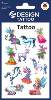 Matrica, tetoválás, 1 ív, 76x120 mm, AVERY ZWEC...