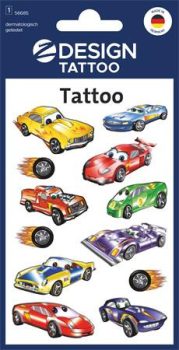 Matrica, tetoválás, 1 ív, 76x120 mm, AVERY ZWEC...