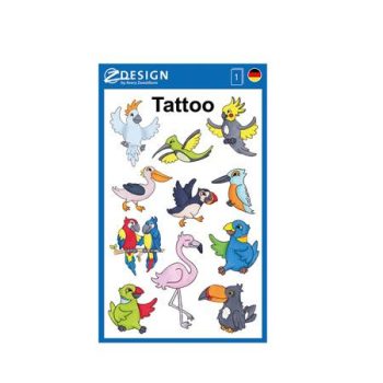 Matrica, tetoválás, 1 ív, 76x120 mm, AVERY ZWEC...