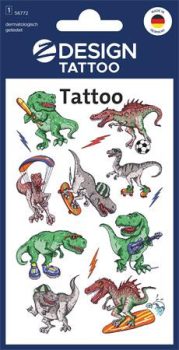 Matrica, tetoválás, 1 ív, 76x120 mm, AVERY ZWEC...