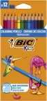 Színes ceruza készlet, BIC KIDS "Tropicolors",...