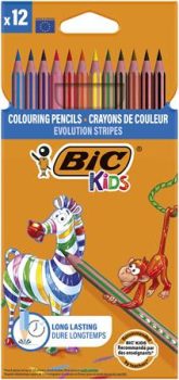 Színes ceruza készlet, BIC KIDS "Evolution Stri...