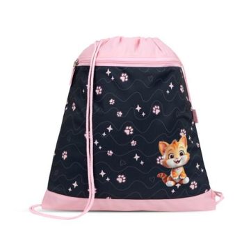 Tornazsák, BELMIL "Cute Kitten", fekete-rózsasz...