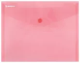 Irattartó tasak, A5, PP, patentos, DONAU, piros