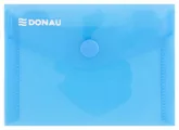 Irattartó tasak, A7, PP, patentos, DONAU, kék Irattartó tasak, A7, PP, patentos, DONAU, kék