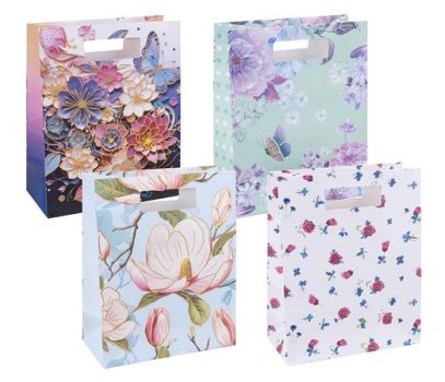 Ajándéktáska, 26x32,5x10 cm, DONAU "Home" vegye...