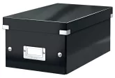 DVD-doboz, LEITZ "Click&Store", fekete DVD-doboz, LEITZ "Click&Store", fekete
