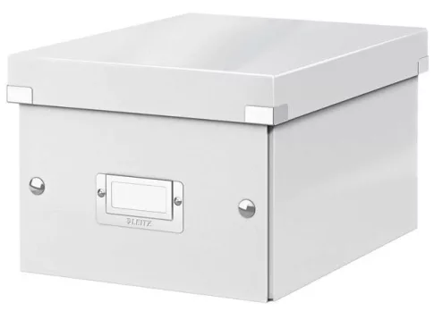 Doboz, A5 méret, LEITZ "Click&Store", fehér Doboz, A5 méret, LEITZ "Click&Store", fehér
