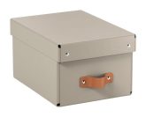 Tárolódoboz, S méret, LEITZ "Puro", homokbézs