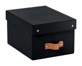 Tárolódoboz, S méret, LEITZ "Puro", fekete