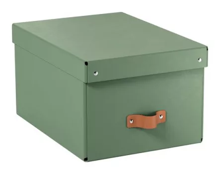 Tárolódoboz, M méret, LEITZ "Puro", zsályazöld Tárolódoboz, M méret, LEITZ "Puro", zsályazöld
