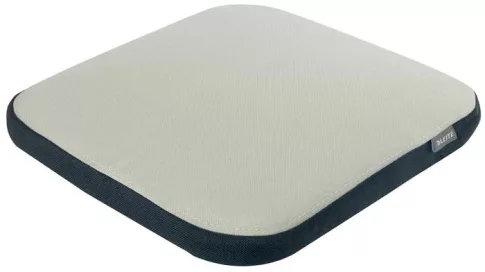 Ülőpárna, ergonómiai, szövetborítású, LEITZ "Ergo", világosszürke