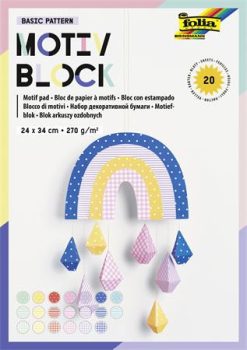 Dekorkarton, 2 oldalas, 24x34 cm, 270 g, 20 lap...