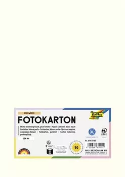 Dekorkarton, 2 oldalas, A4, 300 g, 50 lap, FOLI...