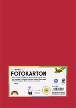 Dekorkarton, 2 oldalas, A4, 300 g, 50 lap, FOLI...