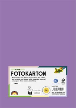 Dekorkarton, 2 oldalas, A4, 300 g, 50 lap, FOLI...