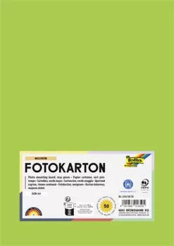 Dekorkarton, 2 oldalas, A4, 300 g, 50 lap, FOLI...