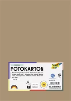 Dekorkarton, 2 oldalas, A4, 300 g, 50 lap, FOLI...