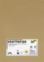 Kraft papír, A4, 120 g, 100 lap, FOLIA
