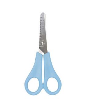 Olló, iskolai, kerekített, 13,5 cm, FOLIA, vegy...