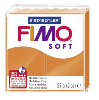 Gyurma, 57 g, égethető, FIMO "Soft", mandarin Gyurma, 57 g, égethető, FIMO "Soft", mandarin