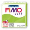 Gyurma, 57 g, égethető, FIMO "Soft", alma zöld Gyurma, 57 g, égethető, FIMO "Soft", alma zöld