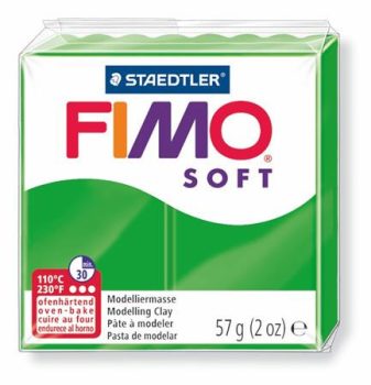 Gyurma, 57 g, égethető, FIMO "Soft", trópusi zöld Gyurma, 57 g, égethető, FIMO "Soft", trópusi zöld