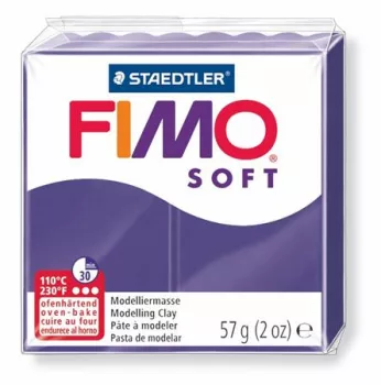 Gyurma, 57 g, égethető, FIMO "Soft", szilva Gyurma, 57 g, égethető, FIMO "Soft", szilva