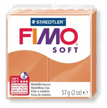 Gyurma, 57 g, égethető, FIMO "Soft", konyak Gyurma, 57 g, égethető, FIMO "Soft", konyak