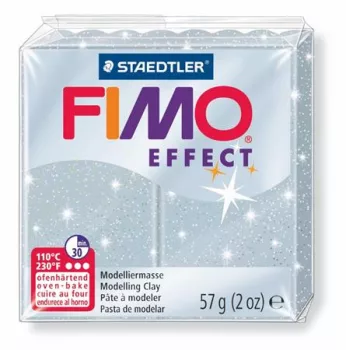 Gyurma, 57 g, égethető, FIMO "Effect", csillámo...