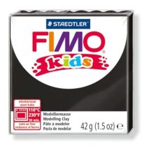 Gyurma, 42 g, égethető, FIMO "Kids", fekete