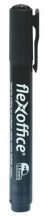   Alkoholos marker, 1,5 mm, kúpos, FLEXOFFICE "PM03", fekete
