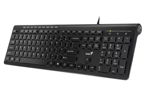 Billentyűzet, vezetékes, USB, HUN, GENIUS "Slim... Billentyűzet, vezetékes, USB, HUN, GENIUS "Slim...