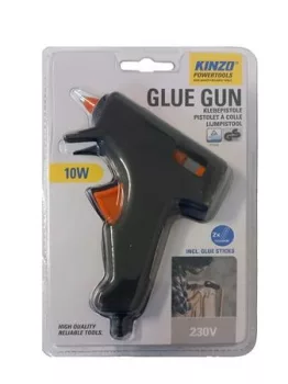 Ragasztópisztoly, 7 mm, 10w, 2 db ragasztórúddal