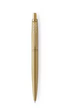 Golyóstoll, 0,7 mm, nyomógombos, arany színű kl...