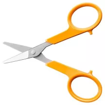 Olló, körömvágó, 10 cm, egyenes, FISKARS "Class...