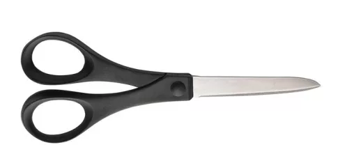 Olló, papírvágó, 18 cm, FISKARS "Essential", fe...