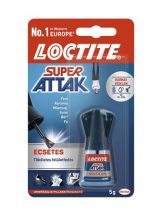 Pillanatragasztó, ecsetes, 5 g, HENKEL "Loctite...