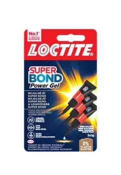 Pillanatragasztó gél, 3 x 1 g, HENKEL "Loctite...